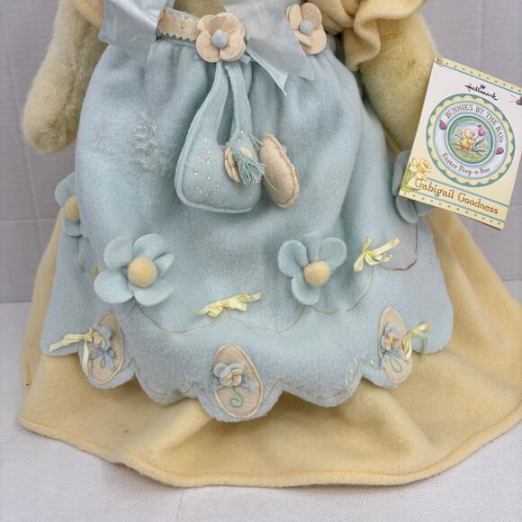 Bunnies by the Bay Gabigail Goodness Plush Rabbit Easter Peep-A-Boo with Stand - Picture 10 of 15